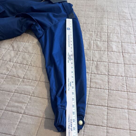 Vtg Sporty's Pilot Shop Navy Blue Flight Bomber Leather Collar  Type A5 Jacket L - Picture 12 of 13